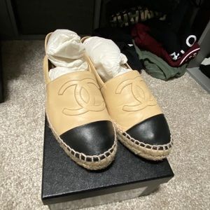 Chanel Nude Espadrilles - Size 38